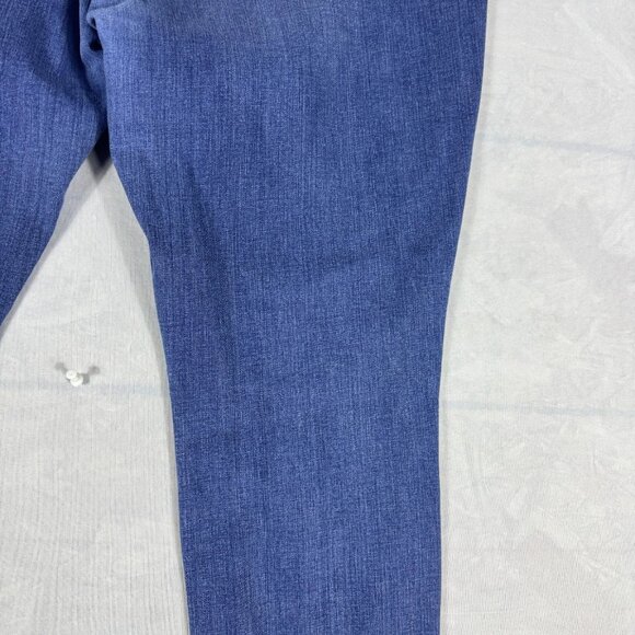 Levi's Skinny Jeans Womens Blue Stretch Denim High Rise Comfort Size 18S 34x28 - Picture 6 of 16